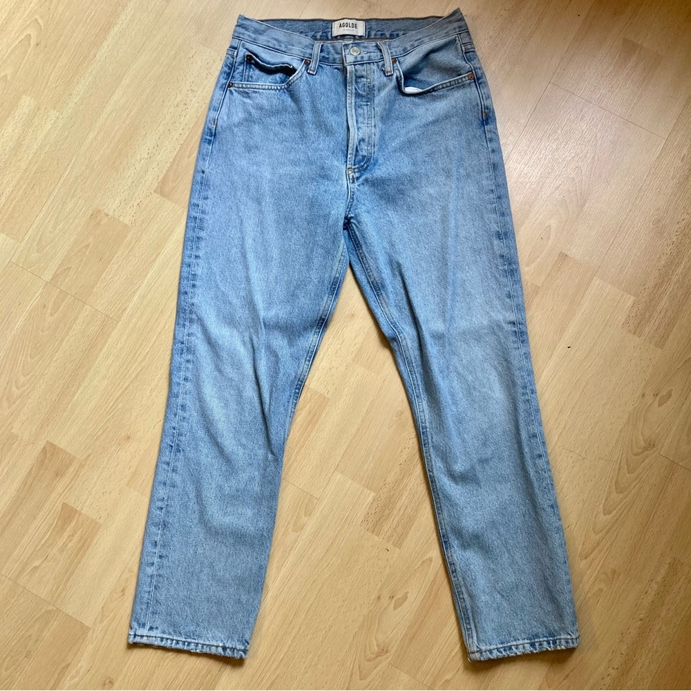 AGOLDE riley crop jeans